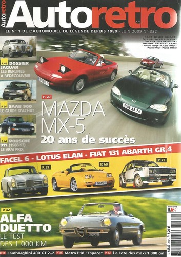 Auto retro 332 mazda 5 - retro, mx-5