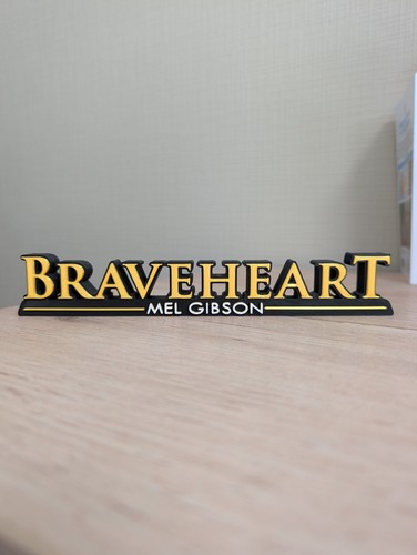 Plaque logo braveheart - plaque,
