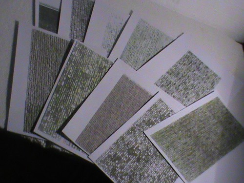 Lot feuilles decors - 10,