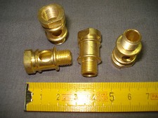 New brass fitting (set of 1) with cable passage for luminaire, vase,
