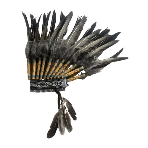 Chapeau indien plumes - indien,