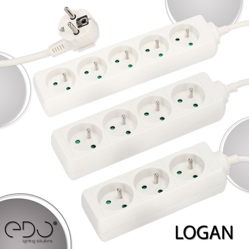 Bloc multiprise logan 5 - bloc,
