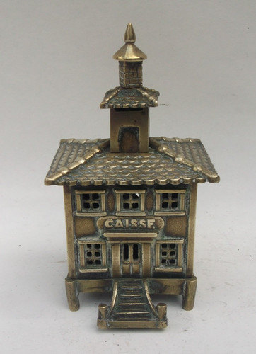 Ancienne tirelire bronze - ancienne,