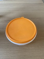 Plat Rond Tupperware Vintage Orange