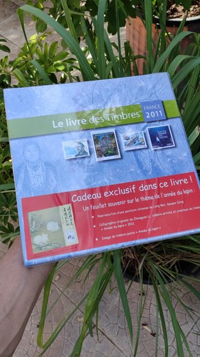 Livre des timbres france - des,