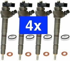 4 X Injecteur 0445110475 04L130277AK Audi Seat Skoda VW Golf Touran 2.0 Tdi