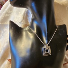 Collier I morellato Acier Zircon 52 Cm Pendentif 20x20 Mm