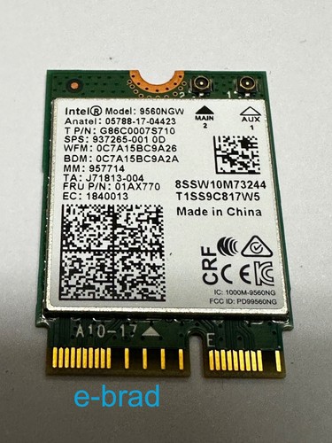 Carte wifi intel - carte, 9560ngw