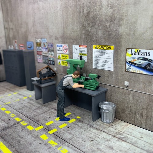 Diorama garage tour à - 1/43,