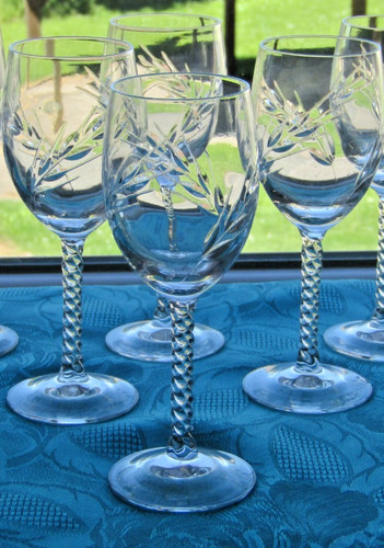 Verres eau cristal - verres,