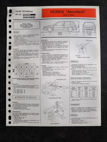 Fiche technique automobile - fiche,