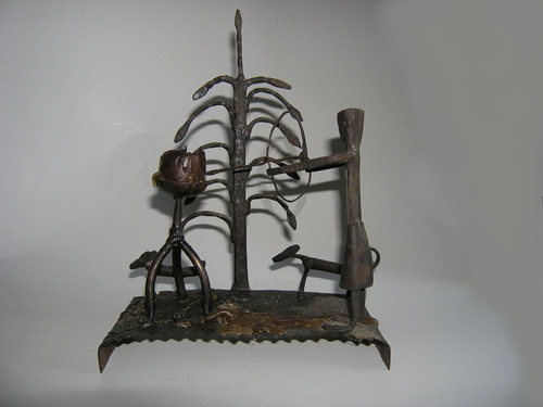 Sculpture fer scène de - sculpture,