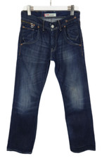 JEANS LEVI'S 506 STANDARD HOMME W30/L32 DÉCOLORÉ EN DENIM BLEU
