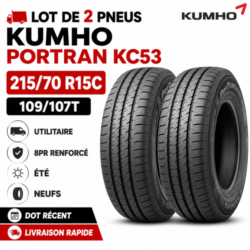 Lot pneus kumho - 2,