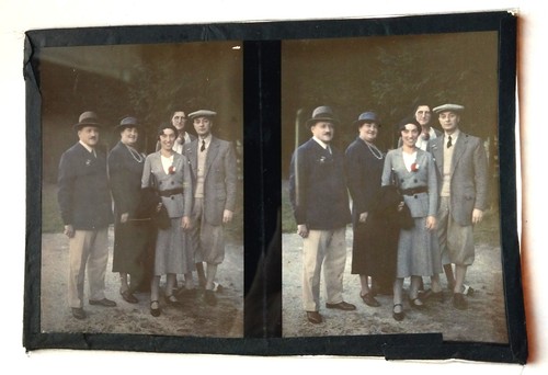 Autochrome vue stéréo - stÉrÉo, groupe