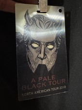 Ghost Band A Pale Black Tour 2018 VIP Laminate Cardinal Copia Tobias Forge