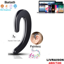 Écouteur Sport Sans fil Bluetooth Stéréo Oreillette Casque Conduction Osseuse