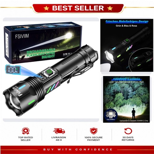 Lampe torche led ultra - lampe,