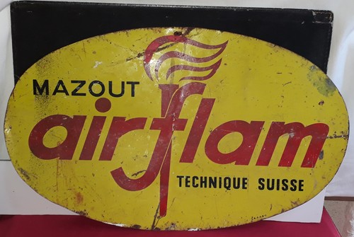 Plaque publicitaire tole - plaque,