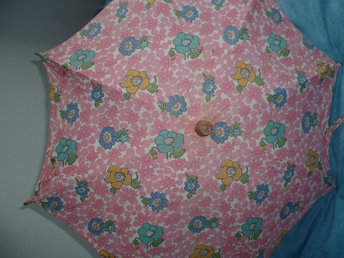 Ancienne ombrelle enfant rose - enfant,