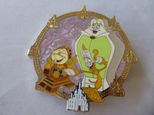 Disney Trading Pins 162421     PALM - Cogsworth, Lumiere, Wardrobe - Beauty And