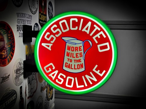 Enseigne associated gasoline - enseigne,