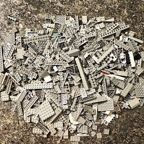 Lego dark gray - bulk, lot