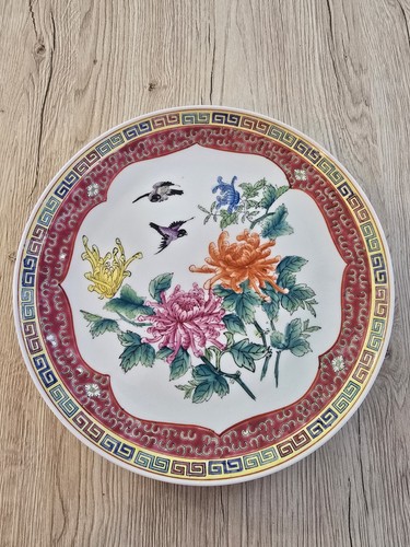 Grande assiette chinoise - , en