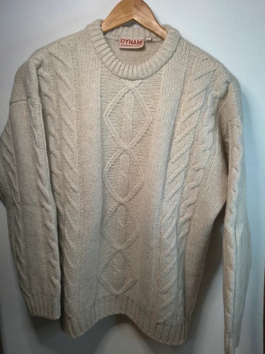 Pull torsadé 100 laine - pull,