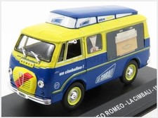 ÉDICOLA VCDE008 ALFA ROMEO - ROMEO FURGONE VAN - LA CIMBALI 1955 - BLEU JAUNE -