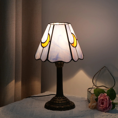Lampe table verre - de,