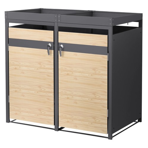 Abri pour poubelles avec - 2,