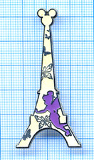 Pin's Disney Tour Eiffel Tower