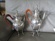 EMPIRE STYLE EAGLE HEAD SILVER METAL COFFEE MAKER, TEAPOT ROOSTER AND GO hallmark