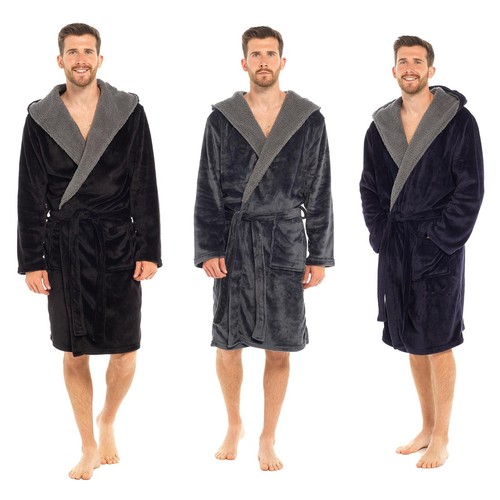 Hommes flanelle polaire robe - flanelle,