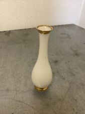 Alka Bavaria Vase Blanc Et or Véritable