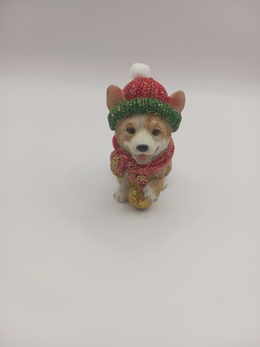 Figurine chien corgi noël - figurine, de