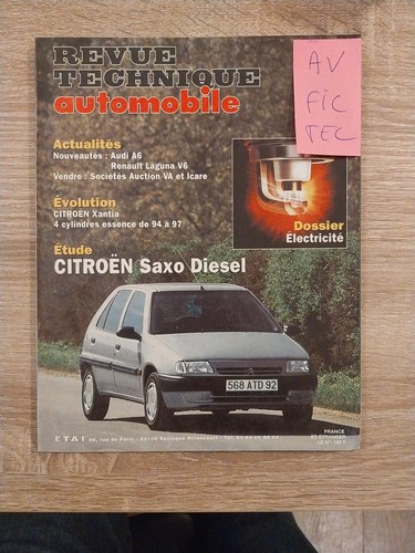 Revue technique citroen saxo - revue,