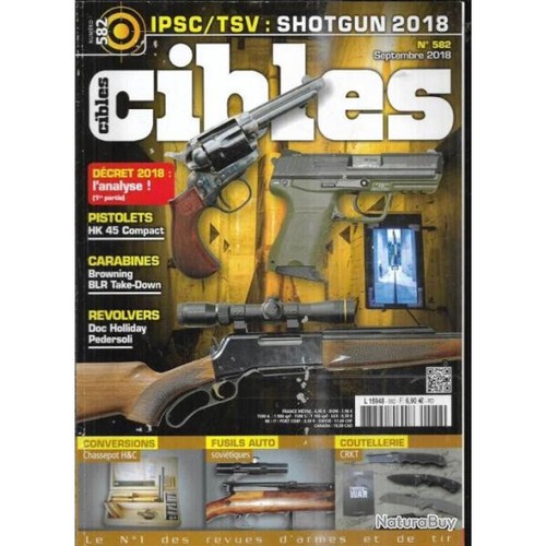 Cibles 582 pistolets 45 - cibles, hk