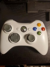 Xbox 360 Wireless Controller White Official Genuine Microsoft Tested & Cleaned