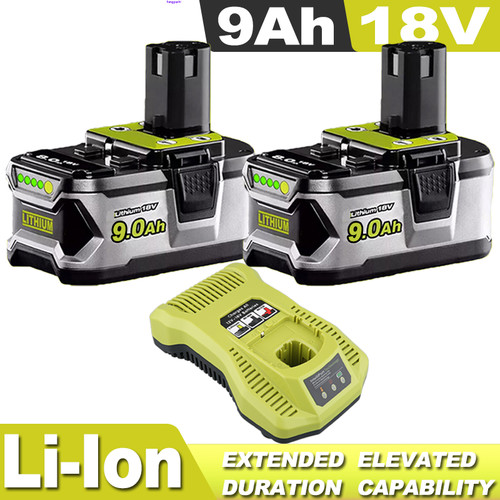 Pour batterie ryobi 18v - 2x,