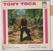 TONY TOGA   " J'AVAIS VINGT ANS "   (EP  4 titres)