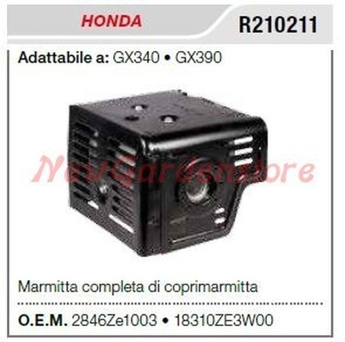 Silencieux honda motoculteur - silencieux,