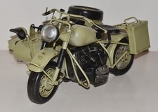 Moto En Tôle Nostalgie