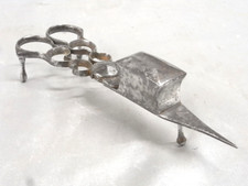 🇫🇷  PAIRE CISEAUX MECHE BOUGIE MOUCHETTE ANCIEN ETEIGNOIR FER FORGE 18 éme