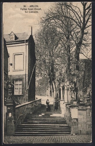 Cpa arlon eglise saint - arlon,, saint-donat