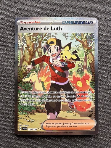 Carte pokemon aventure luth - carte,