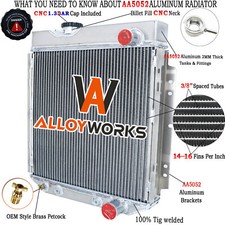 4 Rangées Radiateur Pour FR