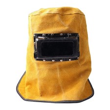 Casque à souder cuir portable