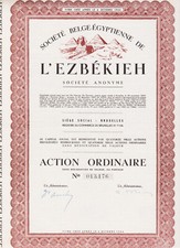 Sté BELGE-EGYPTIENNE DE